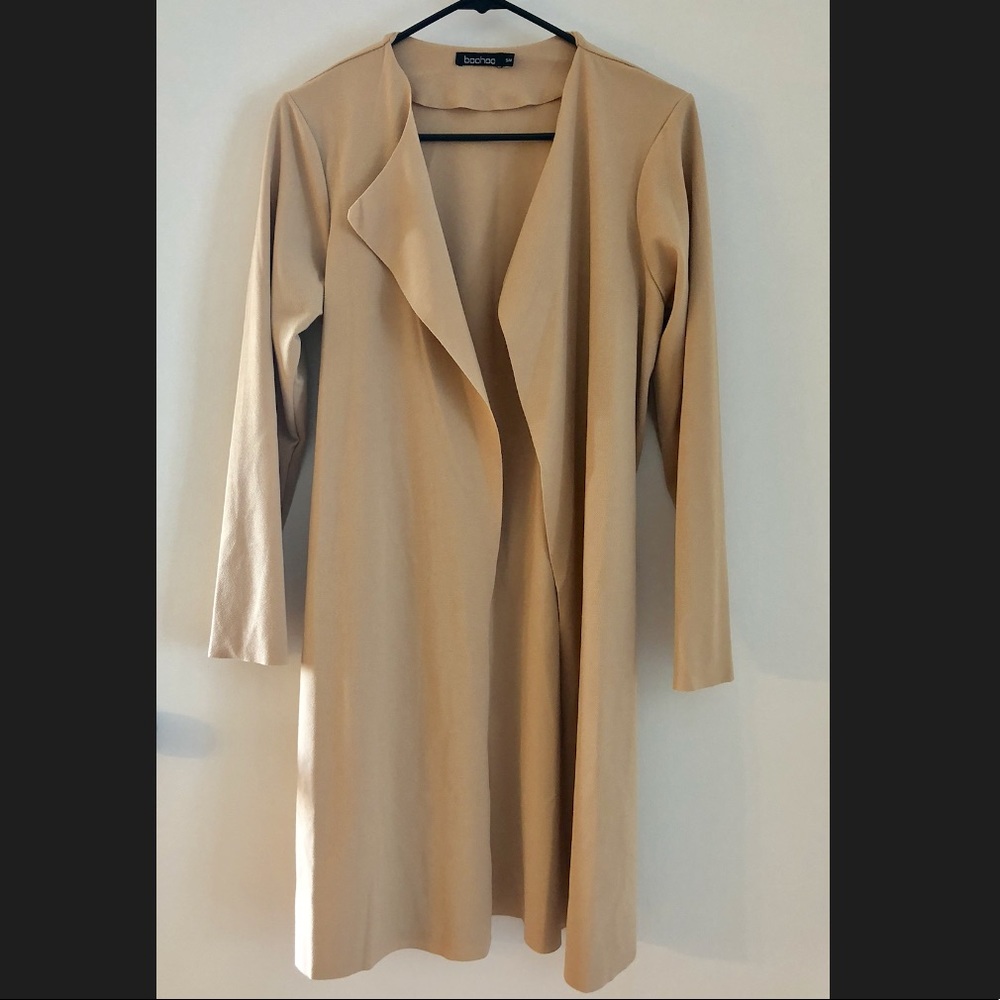Tan duster coat